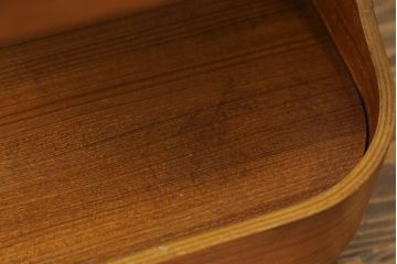 和製ビンテージ　ゴールドクラフト(GOLDCRAFT)　U SERIES　北欧スタイルの空間づくりにおすすめ!!温かみのある木味が魅力のワゴン(サイドテーブル、ヴィンテージ)(R-073894)