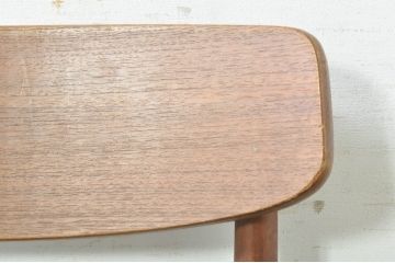 和製ビンテージ　辻木工　チーク材　モダンでシンプルなデザインのダイニングチェア(椅子、イス、ヴィンテージ)(R-073898)