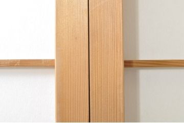 ビンテージ建具　和の空間づくりにおすすめの雪見障子戸4枚セット(引き戸、擦り上げ障子戸、擦上障子戸、ヴィンテージ)(R-073899)