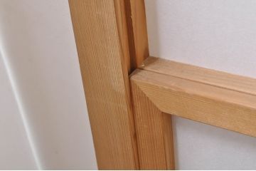ビンテージ建具　和の空間づくりにおすすめの雪見障子戸4枚セット(引き戸、擦り上げ障子戸、擦上障子戸、ヴィンテージ)(R-073899)