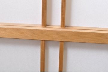 ビンテージ建具　和の空間づくりにおすすめの雪見障子戸4枚セット(引き戸、擦り上げ障子戸、擦上障子戸、ヴィンテージ)(R-073899)