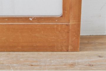 ビンテージ建具　和の空間づくりにおすすめの雪見障子戸4枚セット(引き戸、擦り上げ障子戸、擦上障子戸、ヴィンテージ)(R-073899)