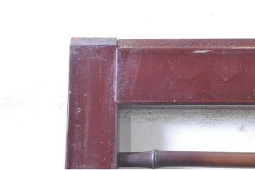 ビンテージ建具　最高級!!　石川県産　総漆塗り　涼しげな和の空間を演出する幅広葦戸2枚セット(引き戸、簾戸、簀戸、葭戸、夏障子、夏戸、御簾戸、すど、ヴィンテージ)(R-073917)