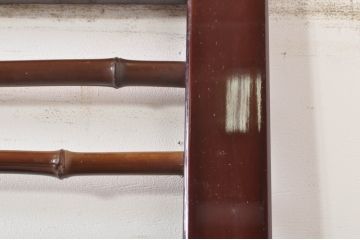 ビンテージ建具　最高級!!　石川県産　総漆塗り　涼しげな和の空間を演出する幅広葦戸2枚セット(引き戸、簾戸、簀戸、葭戸、夏障子、夏戸、御簾戸、すど、ヴィンテージ)(R-073917)