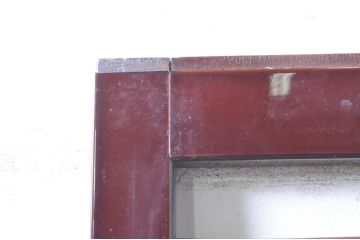 ビンテージ建具　最高級!!　石川県産　総漆塗り　涼しげな和の空間を演出する幅広葦戸2枚セット(引き戸、簾戸、簀戸、葭戸、夏障子、夏戸、御簾戸、すど、ヴィンテージ)(R-073918)