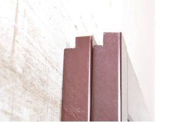 ビンテージ建具　最高級!!　石川県産　総漆塗り　涼しげな和の空間を演出する幅広葦戸2枚セット(引き戸、簾戸、簀戸、葭戸、夏障子、夏戸、御簾戸、すど、ヴィンテージ)(R-073918)