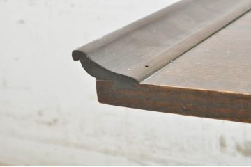 和製アンティーク　総栗材　時代の流れを感じる素朴な佇まいが魅力的な文机(ローテーブル、座机、ワークデスク、在宅用、在宅ワーク用)(R-073936)