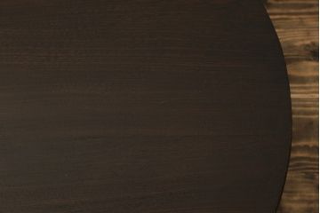 和製アンティーク　栓材　趣のある佇まいが魅力的な丸型ちゃぶ台(折りたたみテーブル、座卓、ローテーブル)(R-073938)
