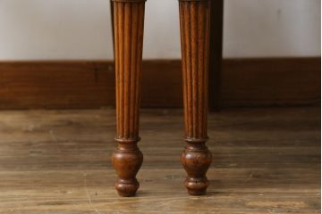 イタリアアンティーク　マホガニー材　象嵌入り　品のある佇まいが魅力的なマーケットリーアームチェア2脚セット(ダイニングチェア、椅子、イス)(R-073939)