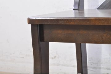 中古　希少な絶版品　カリモク家具(karimoku)　ルスティック(RUSTIC)　カントリースタイルの空間づくりにおすすめな2人掛けベンチ(長椅子、板座チェア)(R-073942)