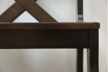 中古　希少な絶版品!　カリモク家具(karimoku)　ルスティック(RUSTIC)　ダッチカントリースタイルの2人掛けダイニングベンチ　(R-073942)