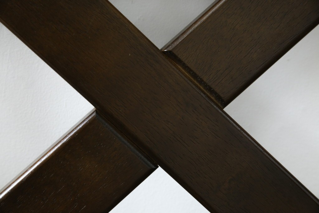 中古　希少な絶版品!　カリモク家具(karimoku)　ルスティック(RUSTIC)　ダッチカントリースタイルの2人掛けダイニングベンチ　(R-073942)