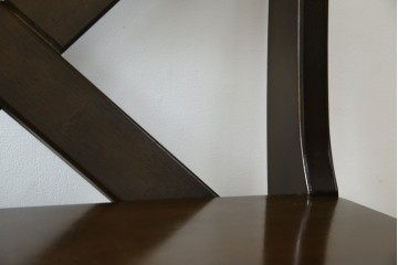 中古　希少な絶版品!　カリモク家具(karimoku)　ルスティック(RUSTIC)　ダッチカントリースタイルの2人掛けダイニングベンチ　(R-073942)