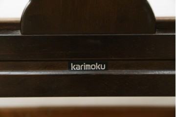 中古　希少な絶版品!　カリモク家具(karimoku)　ルスティック(RUSTIC)　ダッチカントリースタイルの2人掛けダイニングベンチ　(R-073942)