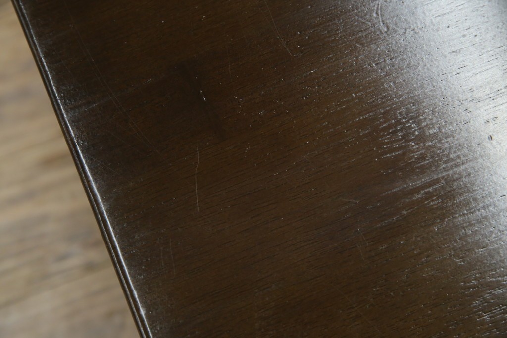 中古　希少な絶版品!　カリモク家具(karimoku)　ルスティック(RUSTIC)　ダッチカントリースタイルの2人掛けダイニングベンチ　(R-073942)