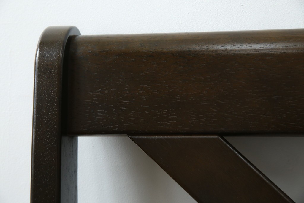 中古　希少な絶版品!　カリモク家具(karimoku)　ルスティック(RUSTIC)　ダッチカントリースタイルの2人掛けダイニングベンチ　(R-073942)