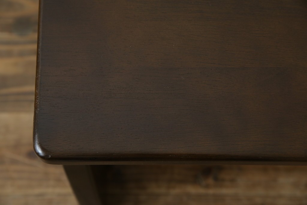 中古　希少な絶版品!　カリモク家具(karimoku)　ルスティック(RUSTIC)　ダッチカントリースタイルの2人掛けダイニングベンチ　(R-073942)