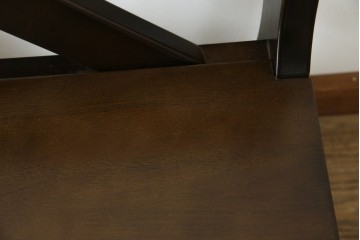 中古　希少な絶版品!　カリモク家具(karimoku)　ルスティック(RUSTIC)　ダッチカントリースタイルの2人掛けダイニングベンチ　(R-073942)