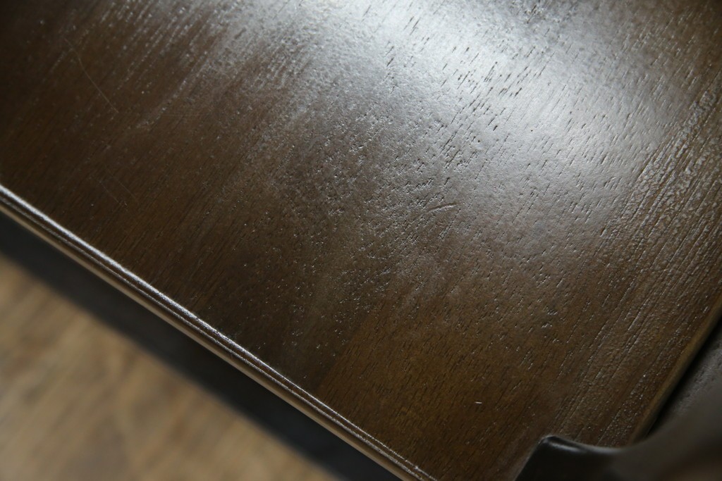 中古　希少な絶版品!　カリモク家具(karimoku)　ルスティック(RUSTIC)　ダッチカントリースタイルの2人掛けダイニングベンチ　(R-073942)