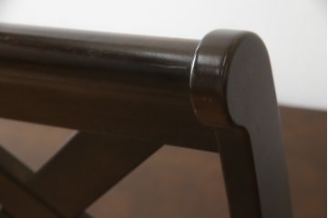 中古　希少な絶版品　カリモク家具(karimoku)　ルスティック(RUSTIC)　カントリースタイルの空間づくりにおすすめな2人掛けベンチ(長椅子、板座チェア)(R-073943)