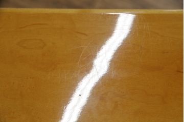 中古　美品　IDC大塚家具取り扱い　バーズアイメープル　SPLENDOR(スプレンダー)　特徴的な杢目と洗練されたデザインが美しいテレビ台(テレビボード、リビングボード、収納棚、戸棚)(R-073955)