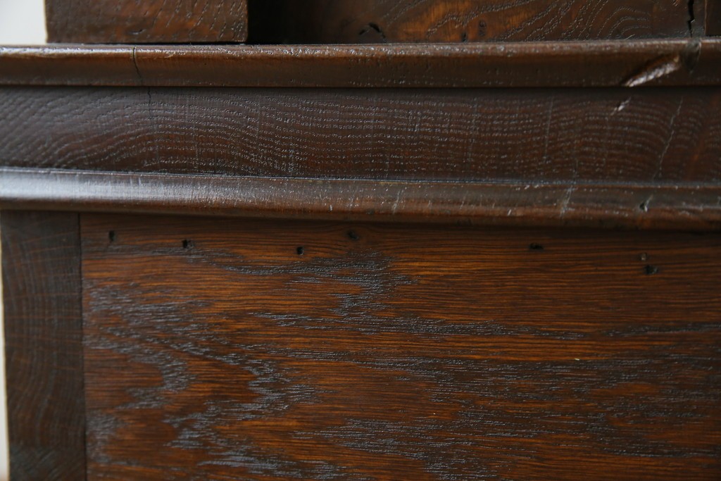 イギリスアンティーク　オーク材　美しい彫刻に注目!!　意匠を凝らした豪華レクターン　聖書台　(R-073968)