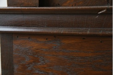 イギリスアンティーク　オーク材　美しい彫刻に注目!!　意匠を凝らした豪華レクターン　聖書台　(R-073968)