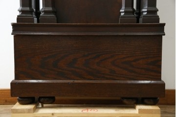 イギリスアンティーク　オーク材　美しい彫刻に注目!!　意匠を凝らした豪華レクターン　聖書台　(R-073968)