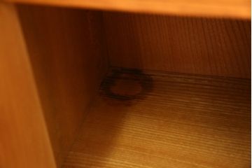 デンマークビンテージ　Illums Bolighus(イルムス ボリフス)　オーク材　老舗インテリアショップのシンプルなライティングビューロー(ワークデスク、簿記机、在宅用、在宅ワーク、北欧、ヴィンテージ)(R-073971)