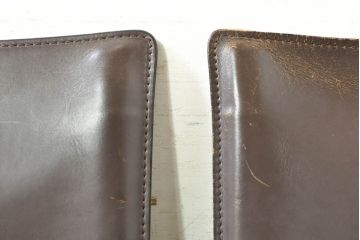 中古　Cassina(カッシーナ)　412　CAB(キャブ)　MARIO BELLINI(マリオベリーニ)　シンプルモダンな空間づくりに活躍するアームレスチェア2脚セット(ダイニングチェア、椅子、イス)(定価2脚で約52万8千円)(R-073991)