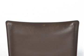 中古　Cassina(カッシーナ)　412　CAB(キャブ)　MARIO BELLINI(マリオベリーニ)　シンプルモダンな空間づくりに活躍するアームレスチェア2脚セット(ダイニングチェア、椅子、イス)(定価2脚で約52万8千円)(R-073993)