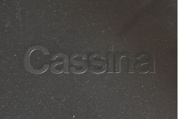 中古　Cassina(カッシーナ)　412　CAB(キャブ)　MARIO BELLINI(マリオベリーニ)　シンプルモダンな空間づくりに活躍するアームレスチェア2脚セット(ダイニングチェア、椅子、イス)(定価2脚で約52万8千円)(R-073993)