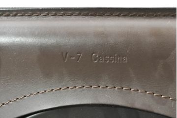 中古　Cassina(カッシーナ)　412　CAB(キャブ)　MARIO BELLINI(マリオベリーニ)　シンプルモダンな空間づくりに活躍するアームレスチェア2脚セット(ダイニングチェア、椅子、イス)(定価2脚で約52万8千円)(R-073993)