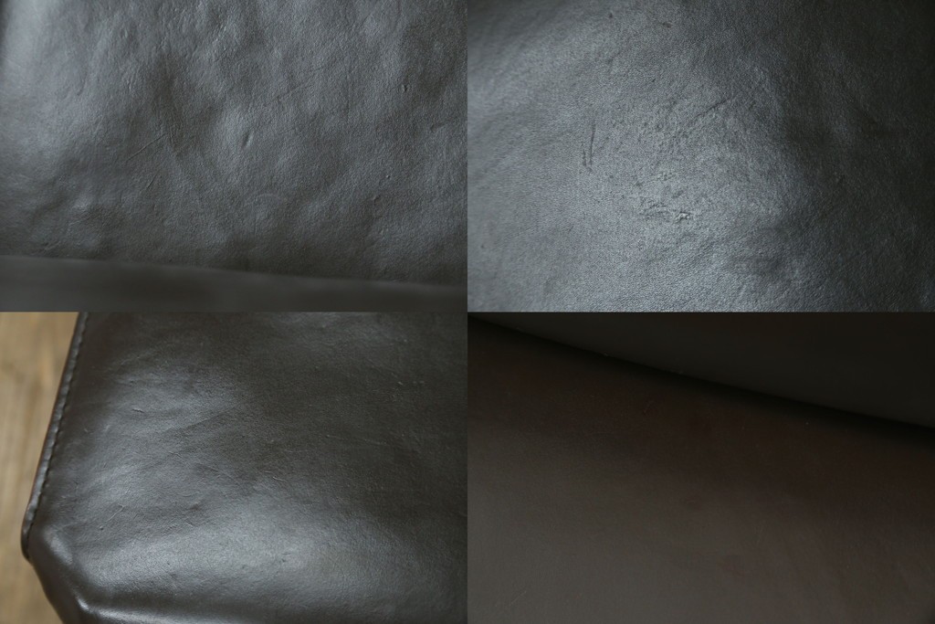 中古　Cassina(カッシーナ)　412　CAB　MARIO BELLINI(マリオベリーニ)　厚革製　背もたれのフィット感と抜群の座り心地が魅力!　シンプルモダンなアームレスチェア2脚　セット定価約52万8千円　(R-073994)