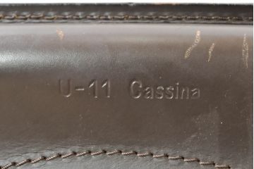 中古　Cassina(カッシーナ)　412　CAB(キャブ)　MARIO BELLINI(マリオベリーニ)　シンプルモダンな空間づくりに活躍するアームレスチェア2脚セット(ダイニングチェア、椅子、イス)(定価2脚で約52万8千円)(R-073994)