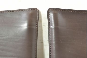 中古　Cassina(カッシーナ)　412　CAB(キャブ)　MARIO BELLINI(マリオベリーニ)　シンプルモダンな空間づくりに活躍するアームレスチェア2脚セット(ダイニングチェア、椅子、イス)(定価2脚で約52万8千円)(R-073995)