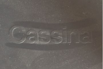 中古　Cassina(カッシーナ)　412　CAB(キャブ)　MARIO BELLINI(マリオベリーニ)　シンプルモダンな空間づくりに活躍するアームレスチェア2脚セット(ダイニングチェア、椅子、イス)(定価2脚で約52万8千円)(R-073995)