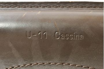 中古　Cassina(カッシーナ)　412　CAB(キャブ)　MARIO BELLINI(マリオベリーニ)　シンプルモダンな空間づくりに活躍するアームレスチェア2脚セット(ダイニングチェア、椅子、イス)(定価2脚で約52万8千円)(R-073995)