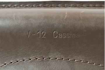 中古　Cassina(カッシーナ)　412　CAB(キャブ)　MARIO BELLINI(マリオベリーニ)　シンプルモダンな空間づくりに活躍するアームレスチェア2脚セット(ダイニングチェア、椅子、イス)(定価2脚で約52万8千円)(R-073995)
