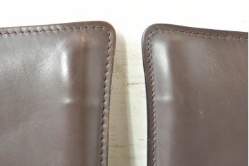 中古　Cassina(カッシーナ)　412　CAB(キャブ)　MARIO BELLINI(マリオベリーニ)　シンプルモダンな空間づくりに活躍するアームレスチェア2脚セット(ダイニングチェア、椅子、イス)(定価2脚で約52万8千円)(R-073997)