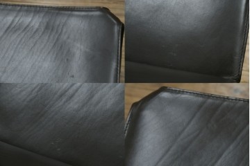 中古　Cassina(カッシーナ)　412　CAB　MARIO BELLINI(マリオベリーニ)　厚革製　背もたれのフィット感と抜群の座り心地が魅力!　シンプルモダンなアームレスチェア2脚　セット定価約52万8千円　(R-073998)