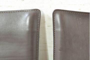 中古　Cassina(カッシーナ)　412　CAB(キャブ)　MARIO BELLINI(マリオベリーニ)　シンプルモダンな空間づくりに活躍するアームレスチェア2脚セット(ダイニングチェア、椅子、イス)(定価2脚で約52万8千円)(R-073998)