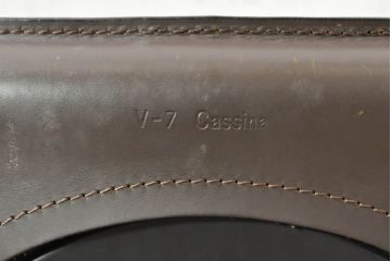 中古　Cassina(カッシーナ)　412　CAB(キャブ)　MARIO BELLINI(マリオベリーニ)　シンプルモダンな空間づくりに活躍するアームレスチェア2脚セット(ダイニングチェア、椅子、イス)(定価2脚で約52万8千円)(R-073998)