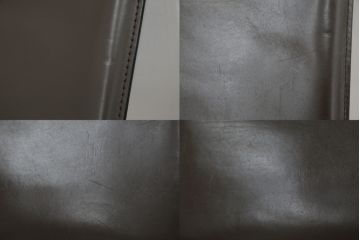 中古　Cassina(カッシーナ)　412　CAB(キャブ)　MARIO BELLINI(マリオベリーニ)　シンプルモダンな空間づくりに活躍するアームレスチェア2脚セット(ダイニングチェア、椅子、イス)(定価2脚で約52万8千円)(R-073999)