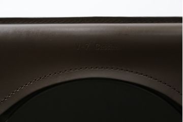 中古　Cassina(カッシーナ)　412　CAB(キャブ)　MARIO BELLINI(マリオベリーニ)　シンプルモダンな空間づくりに活躍するアームレスチェア2脚セット(ダイニングチェア、椅子、イス)(定価2脚で約52万8千円)(R-073999)