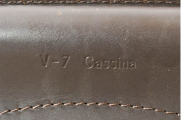中古　Cassina(カッシーナ)　412　CAB(キャブ)　MARIO BELLINI(マリオベリーニ)　シンプルモダンな空間づくりに活躍するアームレスチェア2脚セット(ダイニングチェア、椅子、イス、バラ売り可能)(定価2脚で約52万8千円)(R-074000)