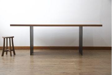 中古　arflex(アルフレックス)　Riva(リーヴァ)　NATURA(ナチュラ)　お洒落な空間作りにおすすめのダイニングテーブル(食卓、4人掛け、6人掛け、作業台)(定価約80万円)(R-074012)