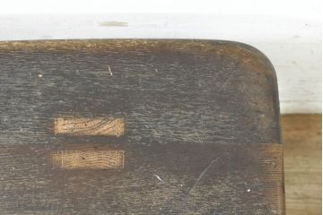中古　飛騨産業　PROVINCIAL(プロヴィンシャル・プロビンシャル)　素朴な風合いが温かみのあるトリッスルベンチ(長椅子、板座チェア、ダイニングベンチ、飾り台)(定価約24万円)(R-074014)