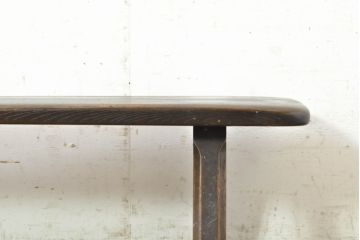 中古　飛騨産業　PROVINCIAL(プロヴィンシャル・プロビンシャル)　素朴な風合いが温かみのあるトリッスルベンチ(長椅子、板座チェア、ダイニングベンチ、飾り台)(定価約24万円)(R-074014)