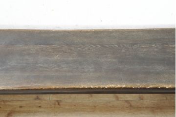 中古　飛騨産業　PROVINCIAL(プロヴィンシャル・プロビンシャル)　素朴な風合いが温かみのあるトリッスルベンチ(長椅子、板座チェア、ダイニングベンチ、飾り台)(定価約24万円)(R-074015)